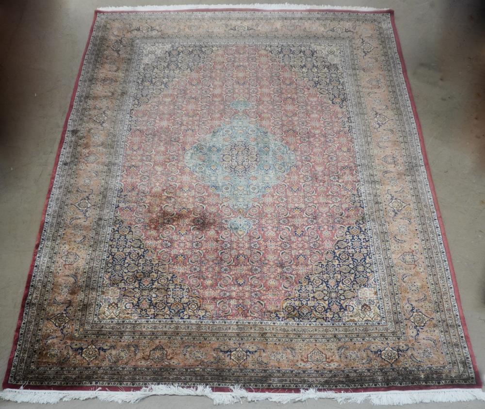 KESHAN RUG, 12 FT 4 IN X 8 FT 2