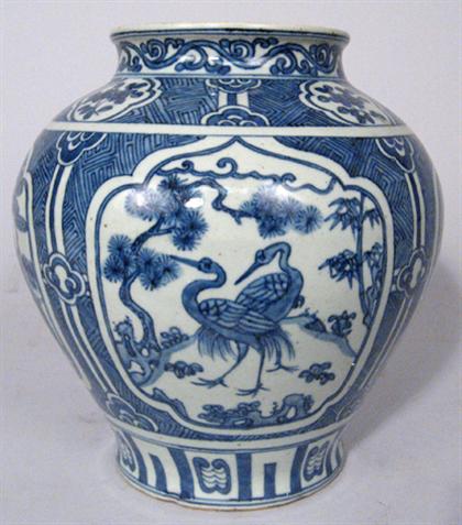 Chinese blue underglazed vase 