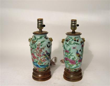 Pair Chinese porcelain vases  