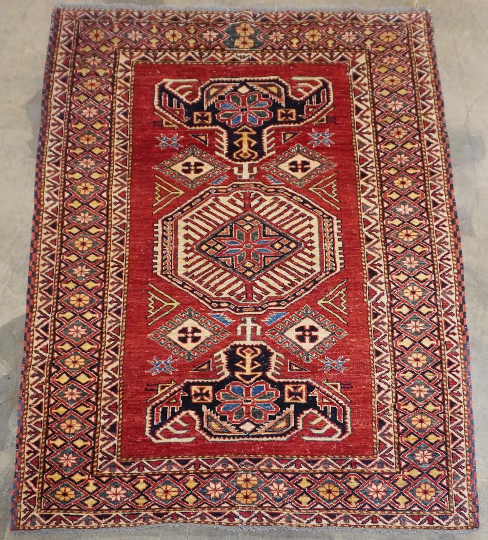 CAUCASIAN SCATTER RUG, 6 FT 1 IN