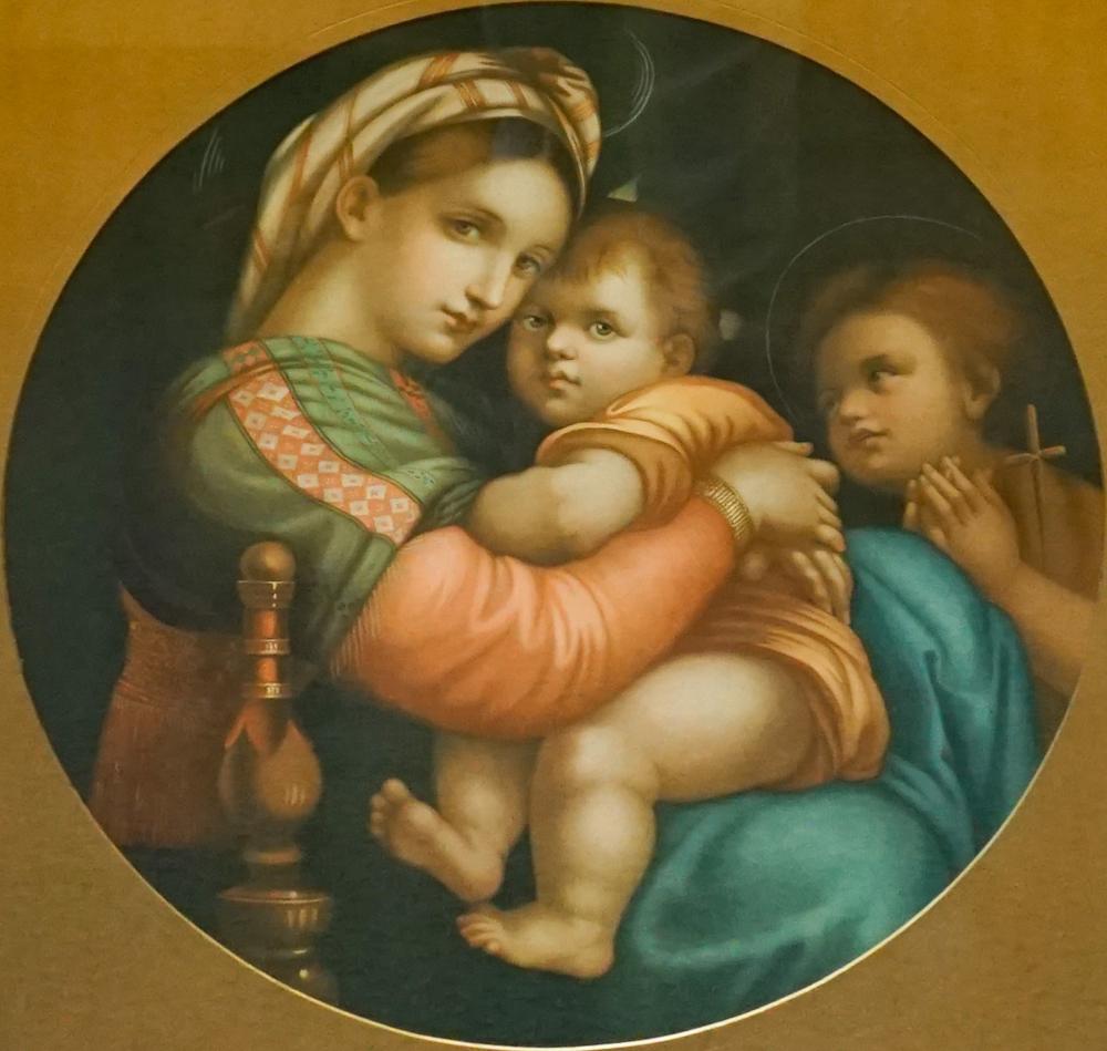 MADONNA MAGGIORE PRINT FRAMED  2e5c5c