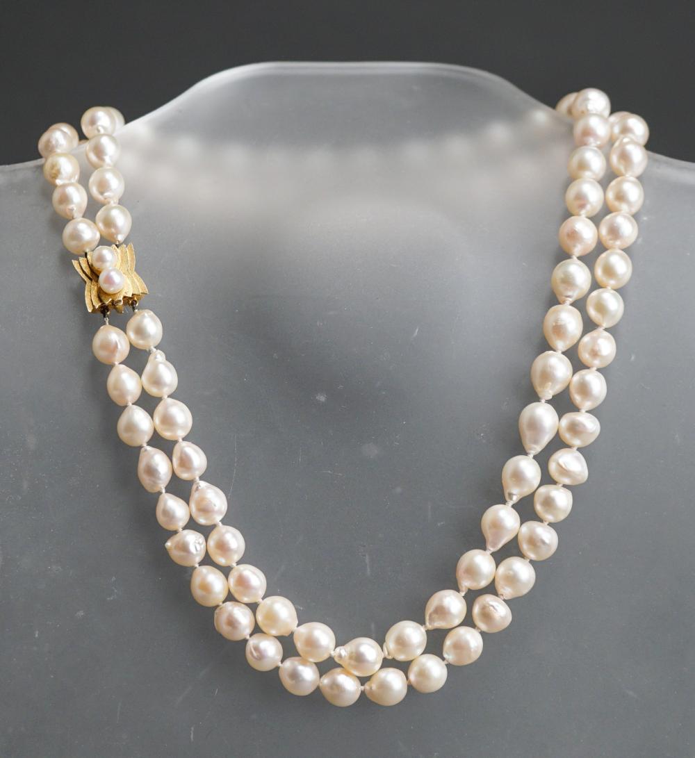 14-KARAT YELLOW-GOLD AND PEARL