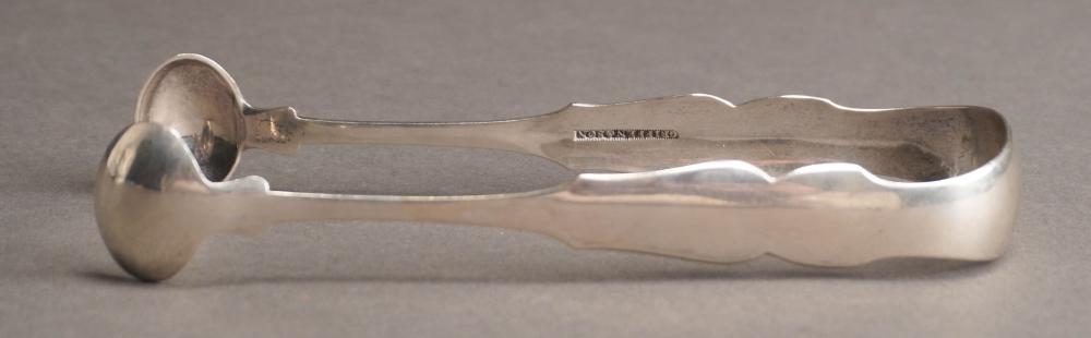 AMERICAN COIN SILVER TONGS BY GRIFFEN
