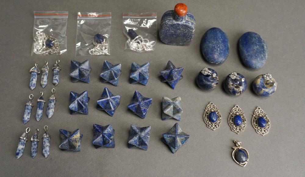 COLLECTION OF CHINESE LAPIS LAZULI 2e5cdf