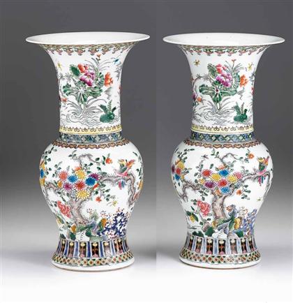 Pair of Chinese porcelain doucai 4a2ef