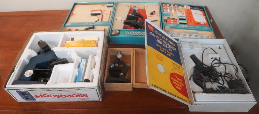 COLLECTION OF MICROSCOPES AND MICROSCOPE 2e5d70