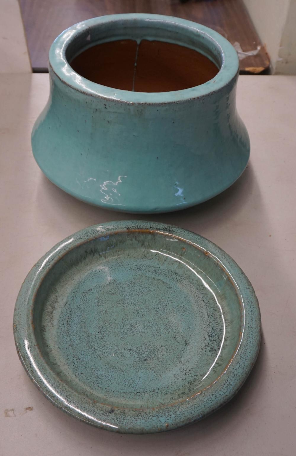 MODERN TURQUOISE SLIP GLAZED STONEWARE