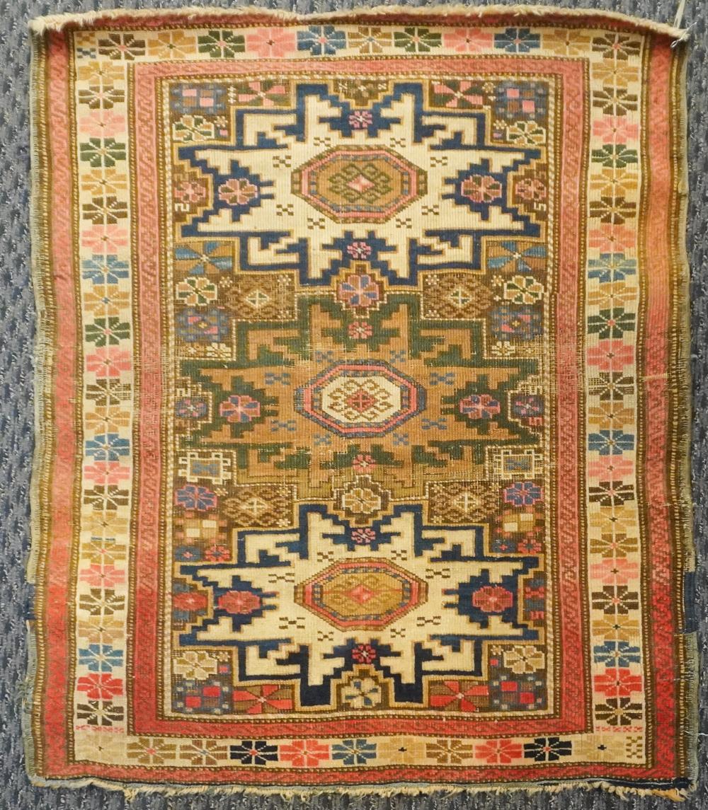 KAZAK RUG 3 FT 4 IN X 2 FT 7 INKazak 2e5e45