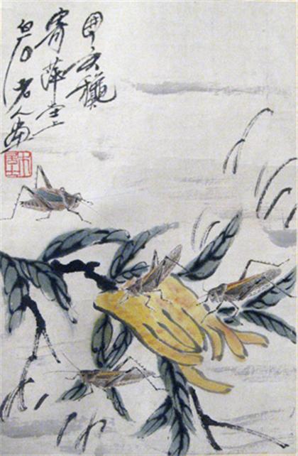 Chinese scroll    attributed to