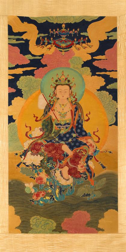 Fine Chinese Buddhist painting 4a31b