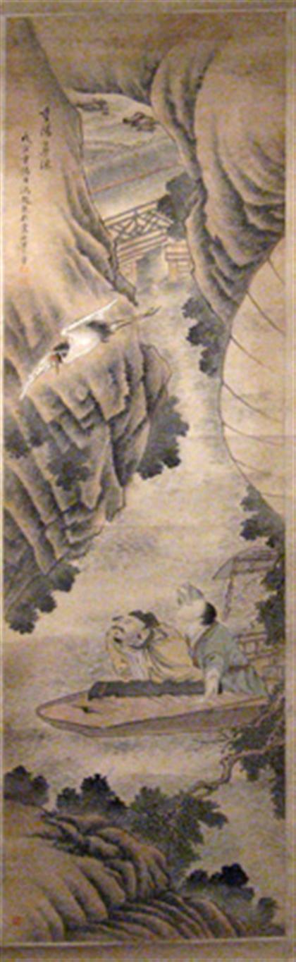 Chinese hanging scroll attributed 4a323