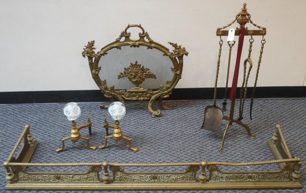 COLLECTION OF ASSORTED BRASS FIRE