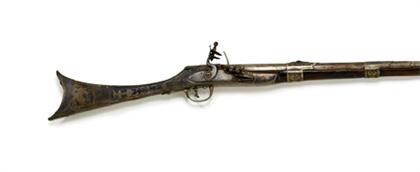 Persian flint lock rifle early 4a32e