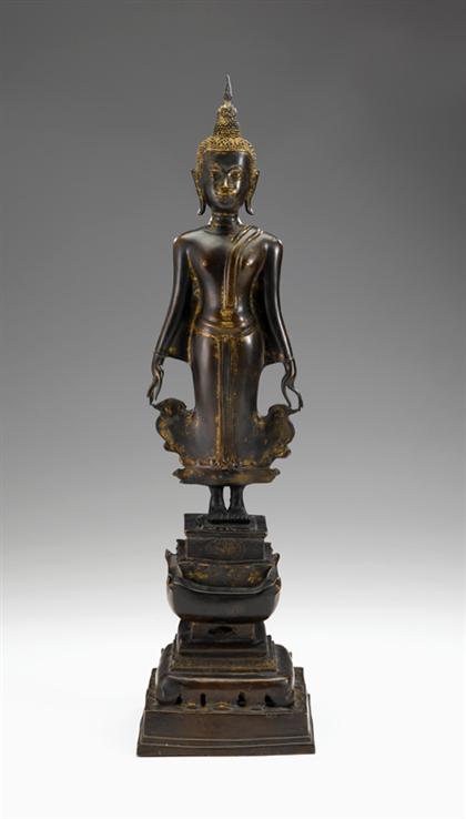 Fine Thai partially gilt bronze 4a335