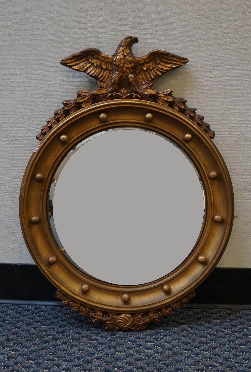 FEDERAL STYLE GILT CONVEX EAGLE