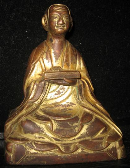 Sino Tibetan gilt bronze figure 4a33e