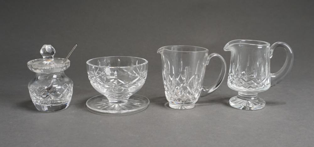 FOUR WATERFORD CRYSTAL TEA AND