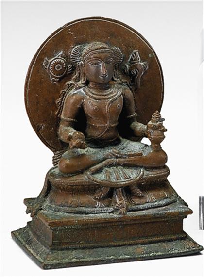 Indian bronze of Vishnu, Dhanvantri