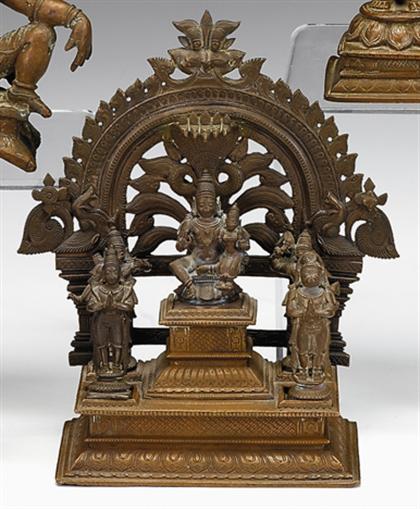 Indian bronze sectional Vishnu