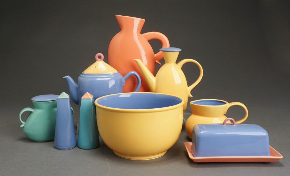 GROUP OF CERAMIC KITCHENWARE, 9