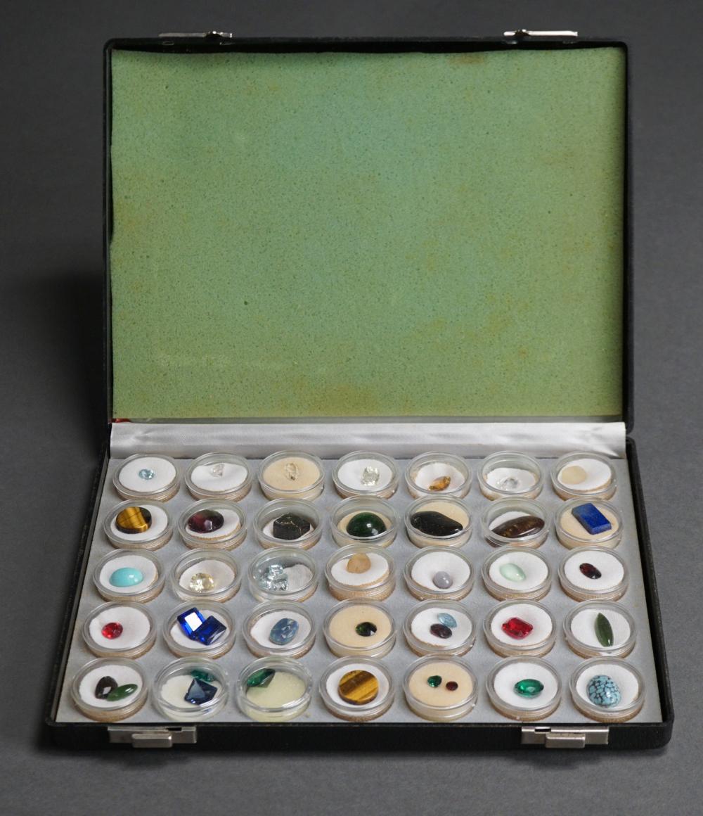 COLLECTION OF UNMOUNTED GEMS, ENCASEDCollection