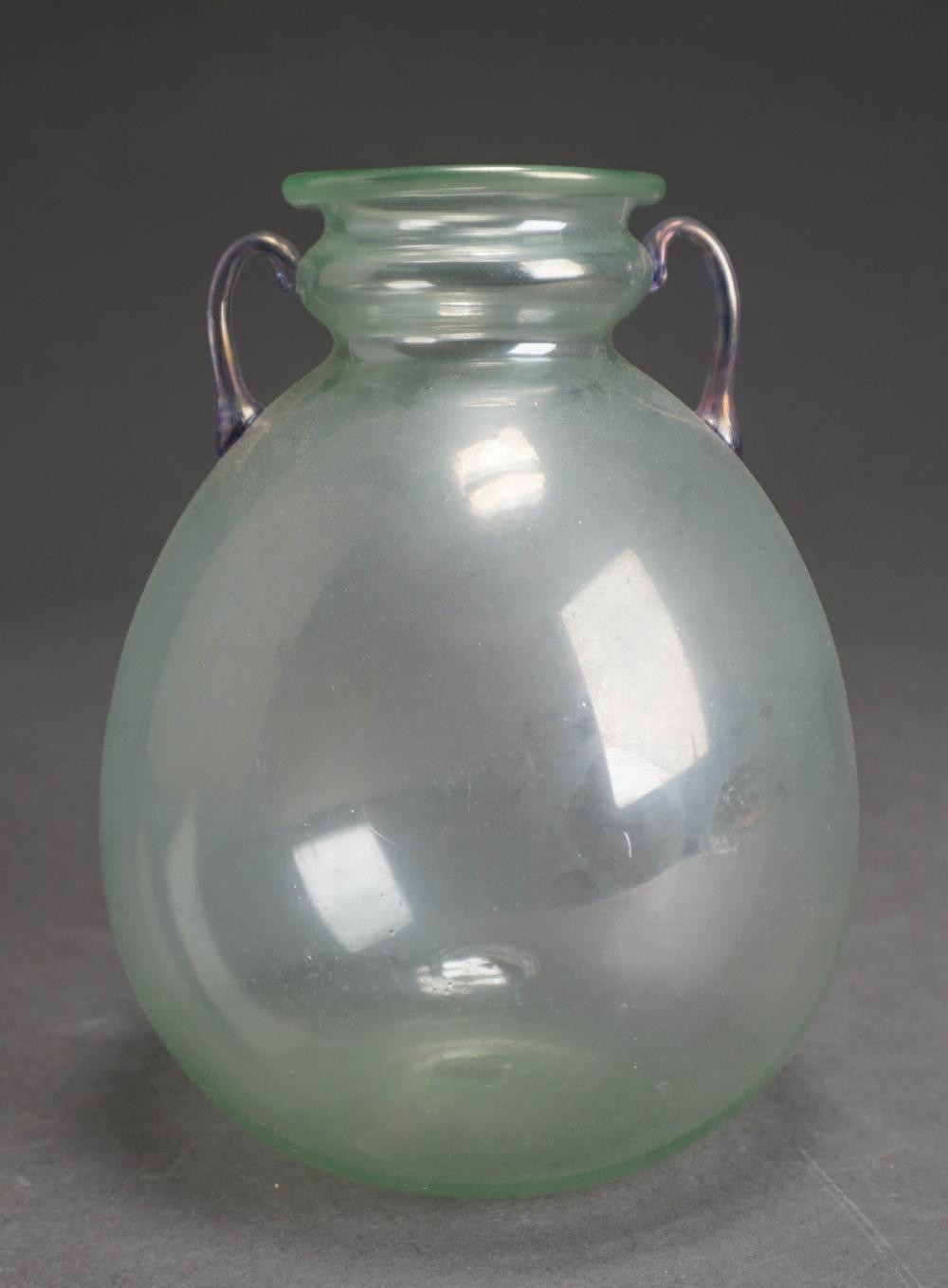 POSSIBLY ITALIAN PALE GREEN GLASS