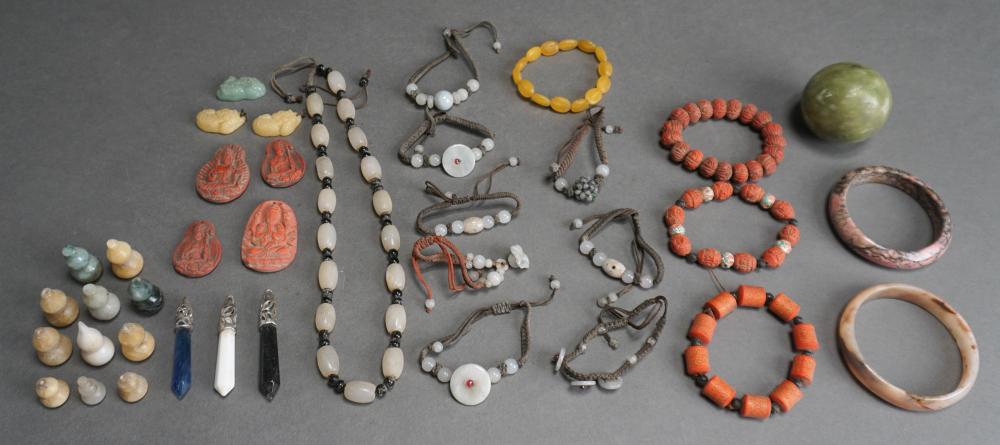 COLLECTION OF CHINESE STONE JEWELRYCollection