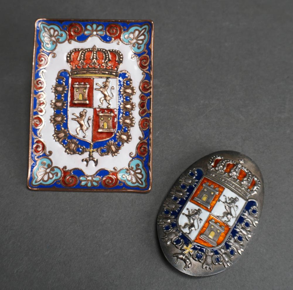 ENAMELED STERLING SILVER HERALDRY 2e61c6