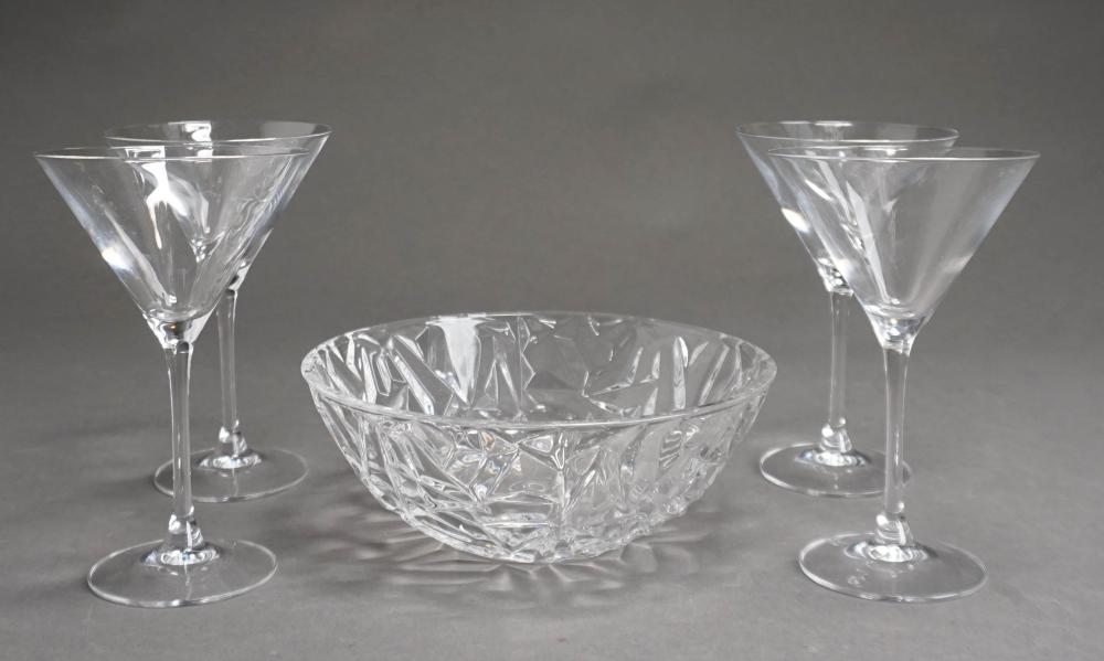 TIFFANY & CO. PRESSED GLASS BOWL AND