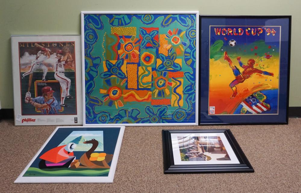 FIVE ASSORTED WORKS OF ARTFive 2e6209