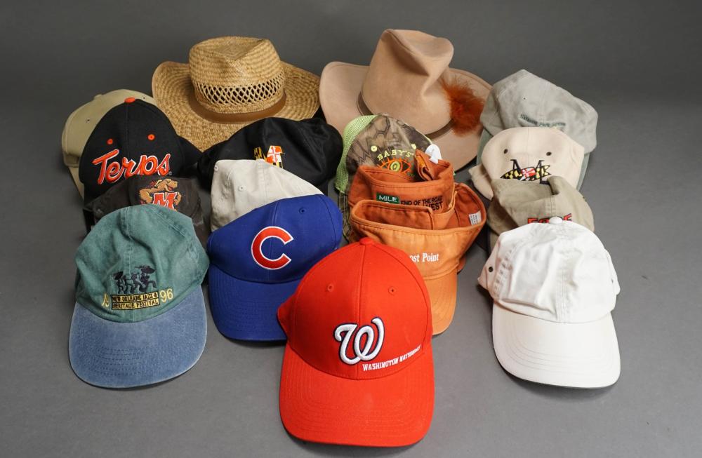 COLLECTION OF HATS INCLUDING BAILEY
