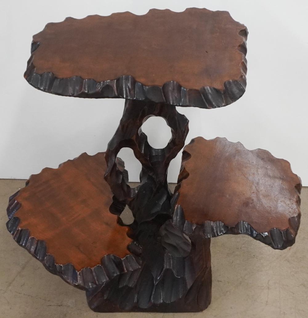 THREE-TIER TREE-FORM HARDWOOD SIDE