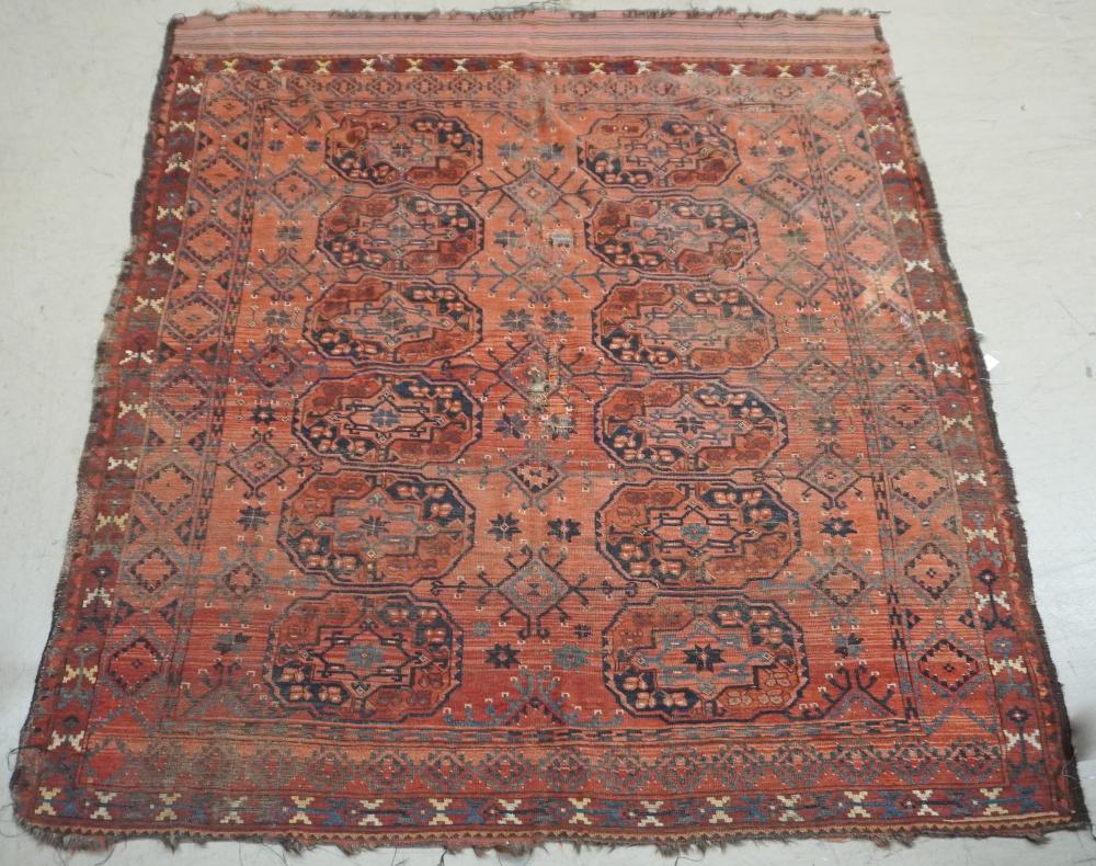 AFGHAN RUG, (DAMAGED) 10 FT X 6