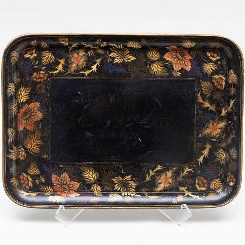 ENGLISH PAPIER MACHE LACQUER TRAY1 2e3c3a