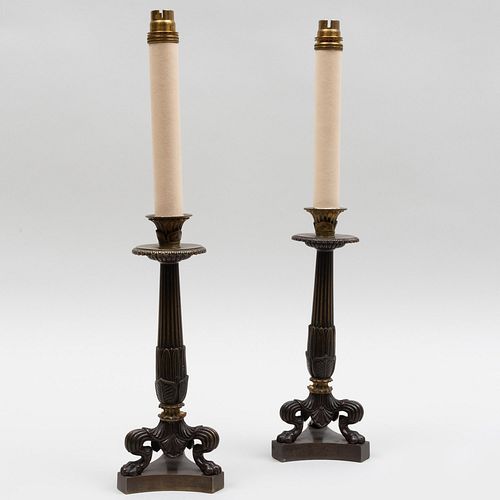 PAIR OF SMALL NEOCLASSICAL PARCEL GILT 2e3c48