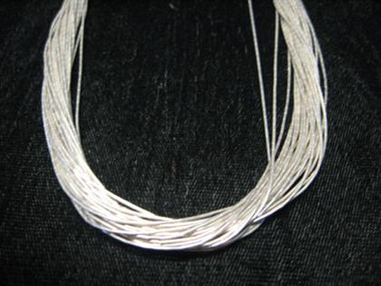 Liquid sterling silver necklace 49faa