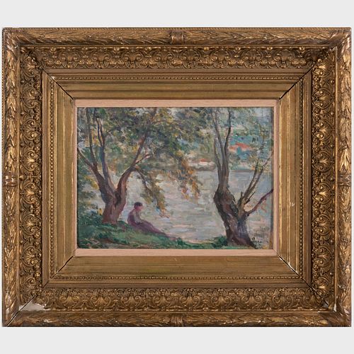 MAXIMILIEN LUCE 1858 1941 ROLLEBOISE  2e3d04