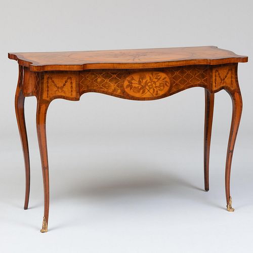 FINE GEORGE III SATINWOOD AND ROSEWOOD 2e3d5d