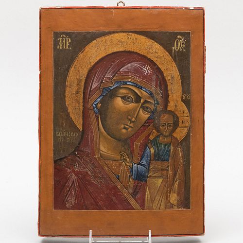 RUSSIAN ICON OF THE MOTHER OF KAZAN 2e3d95