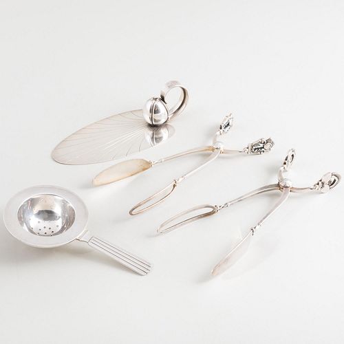 GROUP OF GEORG JENSEN SILVER SERVING 2e3db6
