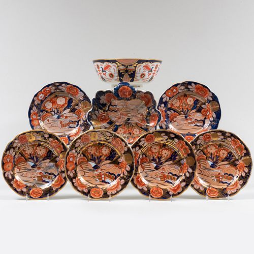 ASSEMBLED IMARI MASON'S IRONSTONE