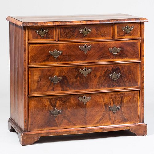 GEORGE I INLAID WALNUT CHEST OF 2e3e03