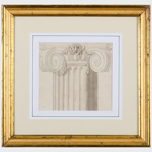 ITALIAN SCHOOL: STUDY OF A COLUMN