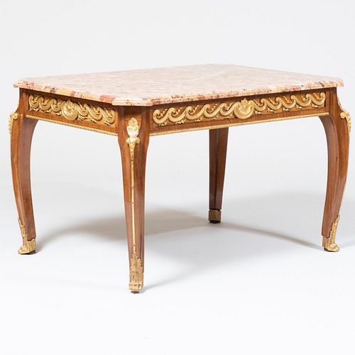 LOUIS XV XVI STYLE GILT METAL MOUNTED 2e3e32