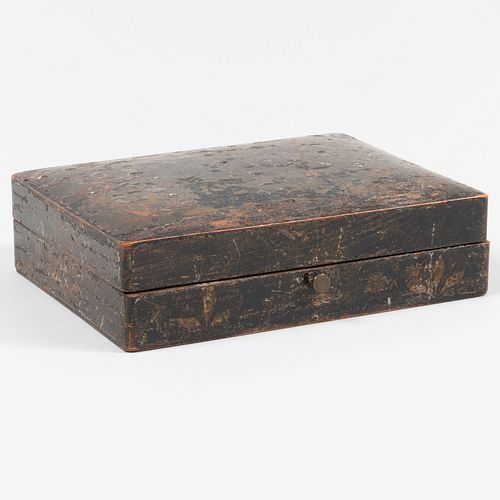 CHINOISERIE BLACK LACQUER BOX2 2e3e6c