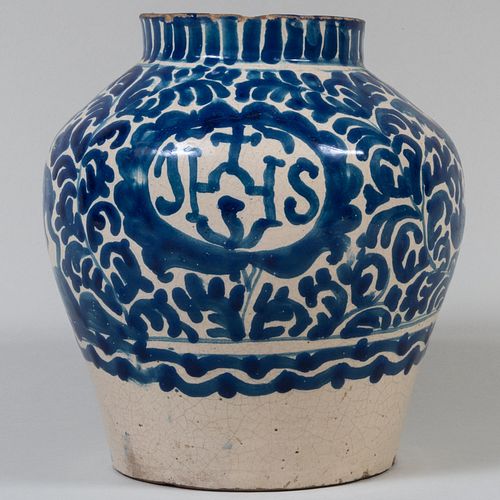 CONTINENTAL BLUE AND WHITE POTTERY