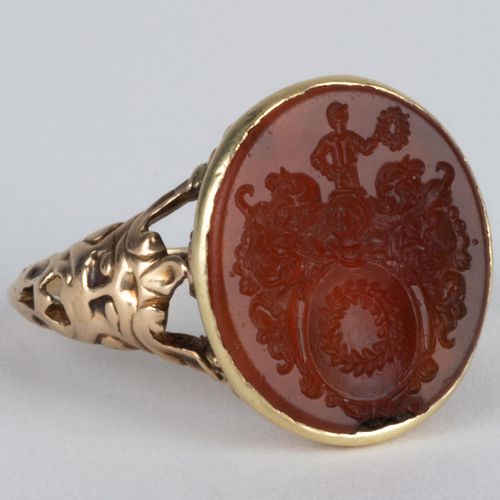 CARVED CARNELIAN AGATE INTAGLIO