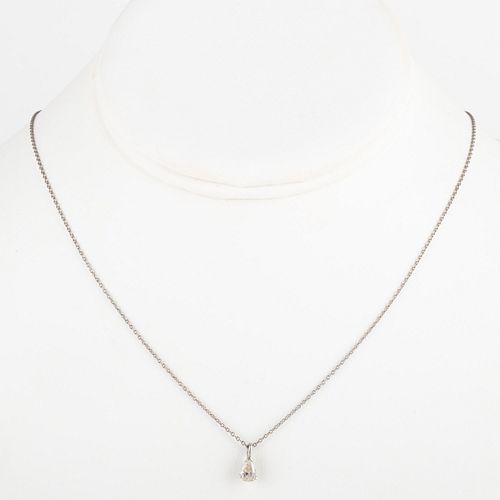 DIAMOND PENDANT NECKLACEThe marquise