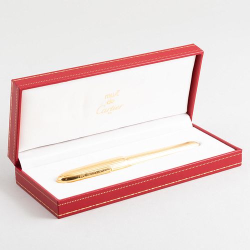 MUST DE CARTIER GOLD FOUNTAIN PENThe 2e3ef9