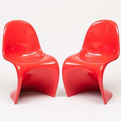 PAIR OF VERNER PANTON FOR VITRA